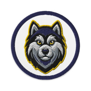 Huskies Embroidered patch