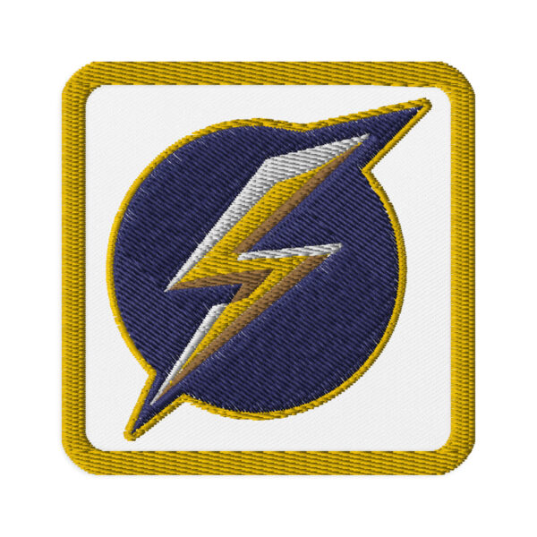 Lightning Embroidered patch