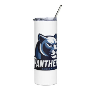 Panthers Stainless steel tumbler
